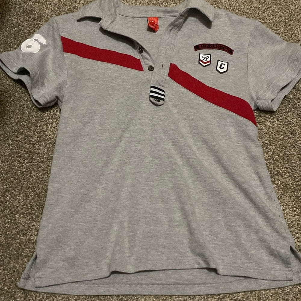 red carter polo.